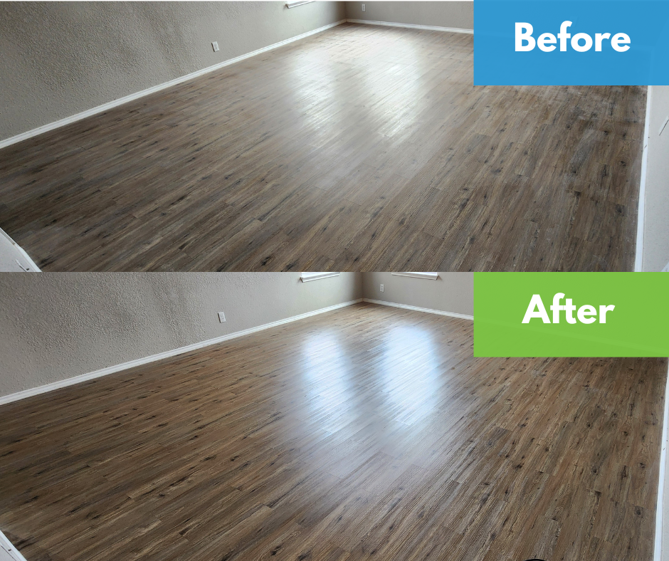 luxury vinyl plank cleaning